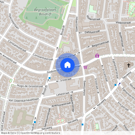 Bloemenkwartier Noord, 1214 BE, Gijsbrecht van Amstelstraat, Hilversum