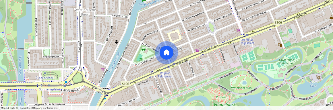 Overtoomse Sluis, 1054 TZ, Rhijnvis Feithstraat, Amsterdam