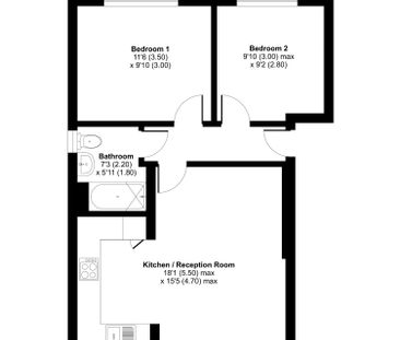 Flat to rent - Mayplace Road East, Bexleyheath, DA7 - Photo 2