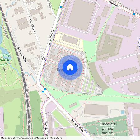 ul. Druskienicka, Podolany, Jeżyce, Poznań, wielkopolskie