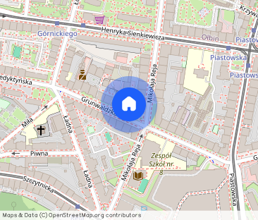 Mieszkanie dla 1-2 osób przy ul. Grunwaldzkiej - Pl. Grunwaldzki - Zdjęcie 1