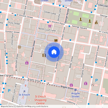 Queen Street, Flat 1-2, Glasgow G1