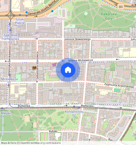 Władysława Reymonta, Toruń