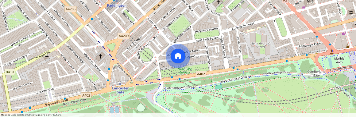 Hyde Park Gardens, Hyde Park, London, W2