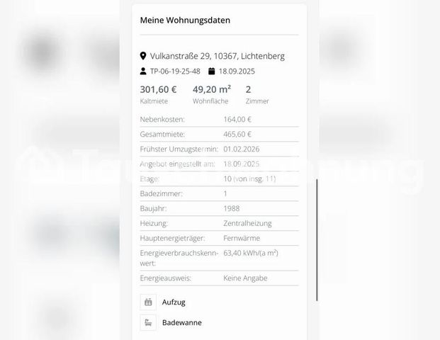 TAUSCHWOHNUNG 2 Zimmer gegen 3 Zimmer nur über die Landeseigene - Foto 1