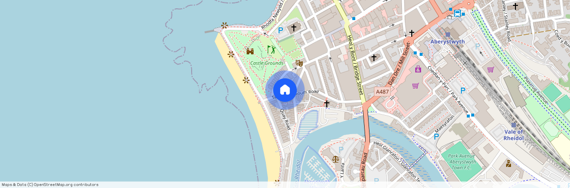 Castle Terrace, Aberystwyth, Ceredigion