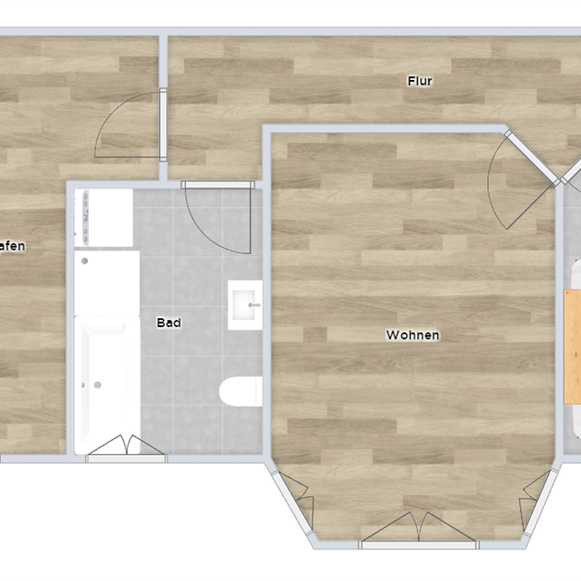 2 Zimmer mit EBK / Tageslichtbad / Wanne / Dusche / ASR :) - Photo 1