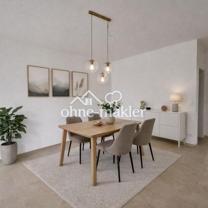 Erstbezug: Helle 3-Zimmer Wohnung mit Einbauküche, Terrasse, Garten und Stellplatz - Photo 1