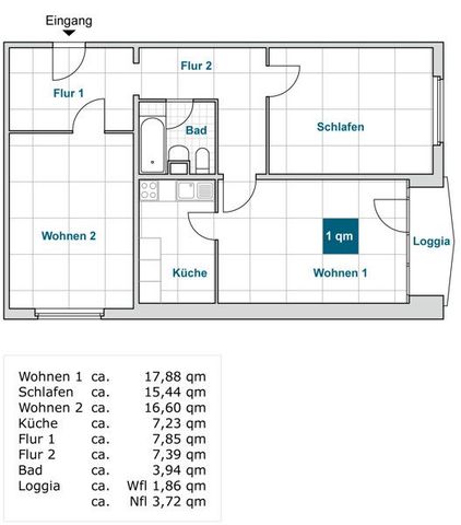 Großzügige Wohnung in Dresden - Zschertnitz - Foto 2