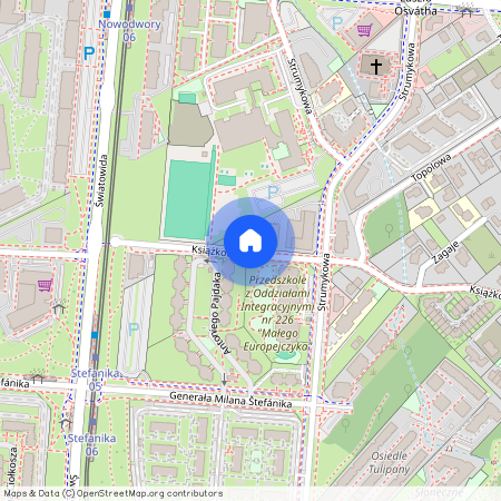 ul. Książkowa, Nowodwory, Białołęka, Warszawa, mazowieckie