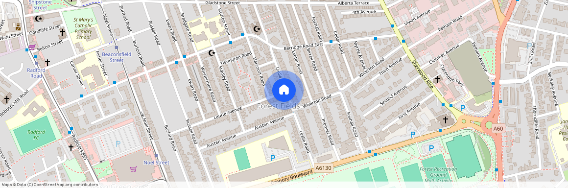 57 Leslie Road, Nottingham, Nottinghamshire, NG7