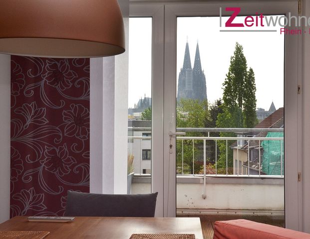 Möblierte Penthousewohnung mit Dachterrasse Nähe Klingelpützpark und Haltestelle Hansaring - Foto 1