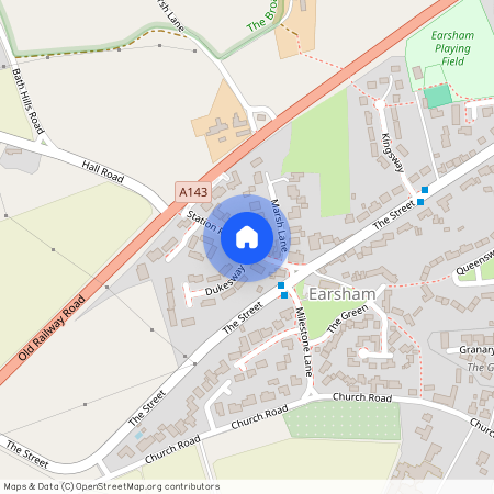 Station Road, Earsham