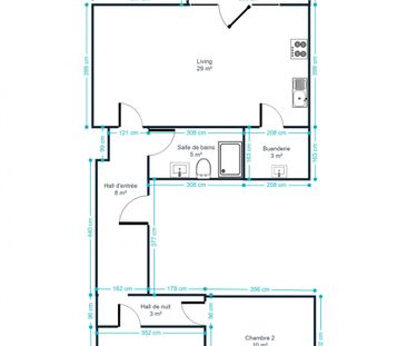 Appartement met twee slaapkamers in Hannut - Photo 5