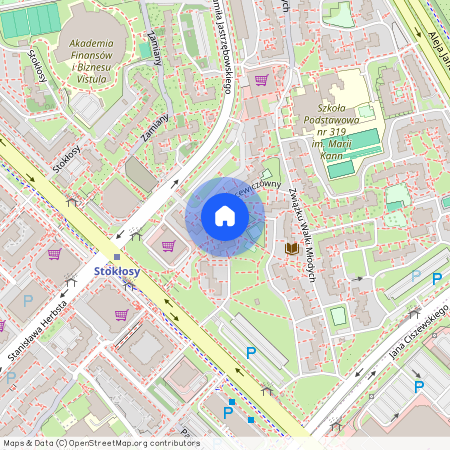 ul. Grażyny Bacewiczówny, Ursynów Północny, Ursynów, Warszawa, mazowieckie