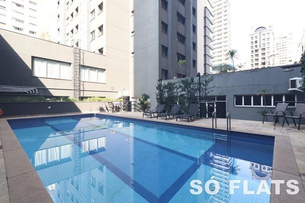 Apartamento Em Jardim Paulista, São Paulo/sp de 29 m² 1 Quartos Para Locação R$4.220,00/mes - Foto 1