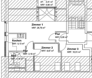 Ideal für die kleine Familie! 3 ZKB mit Loggia! - Foto 1