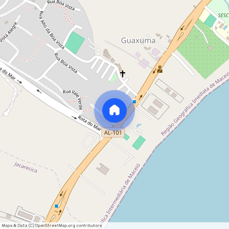 Avenida General Luiz de França Albuquerque (Rodovia AL 101 Norte), Guaxuma, Maceió, AL, 57038800