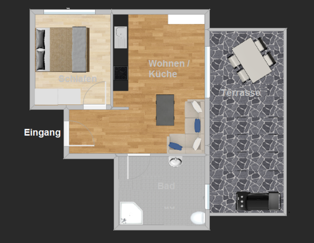 2-Zimmer EG-Wohnung mit Terrasse in Marienloh - Foto 1