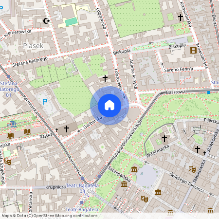 ul. Garbarska, Piasek, Stare Miasto, Kraków, małopolskie