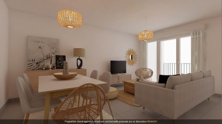 location Appartement T3 DE 66.17m² À ALLONZIER LA CAILLE - Photo 2