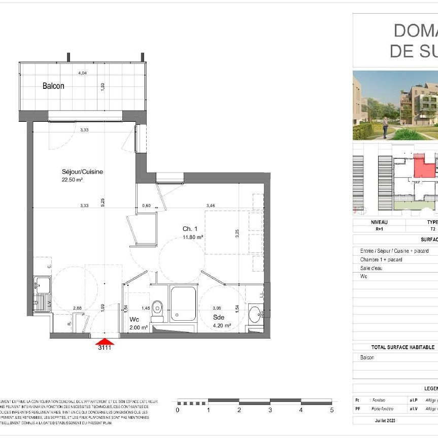 Location Appartement 2 pièces 40m² TOURS 37100 - Photo 2