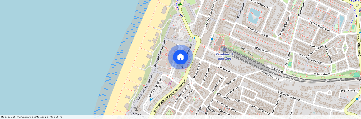 Boulevard Midden, 2042 TC, Burgemeester van Fenemaplein, Zandvoort