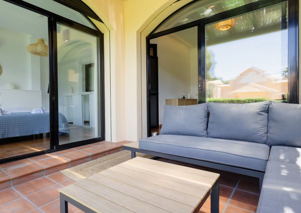3 bedroom apartment, with private garden and terrace, in Puerto Banús