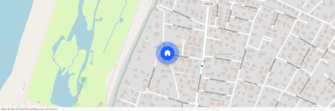 Prästaledsvägen, Falsterbo