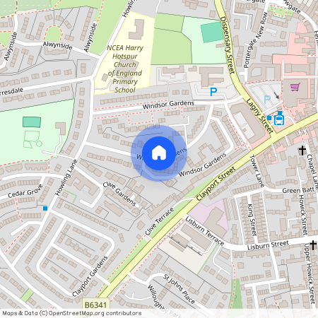 Windsor Gardens, Alnwick