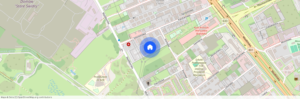 ul. Myśliborska, Żerań, Białołęka, Warszawa, mazowieckie