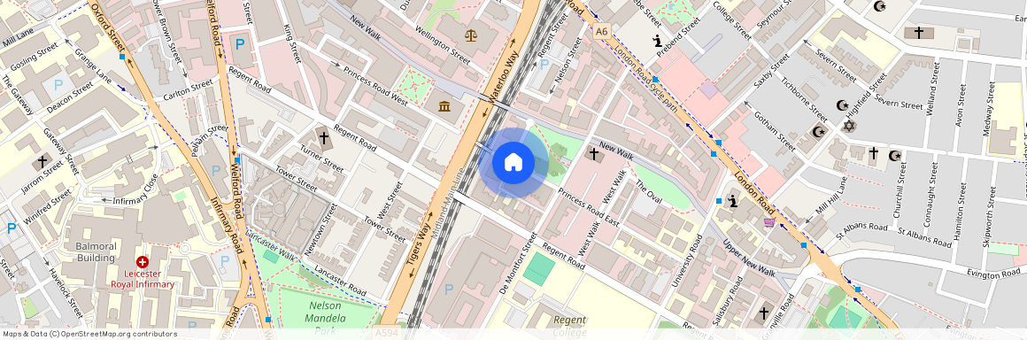 New Walk Central Apartments, 79 Princess Road East