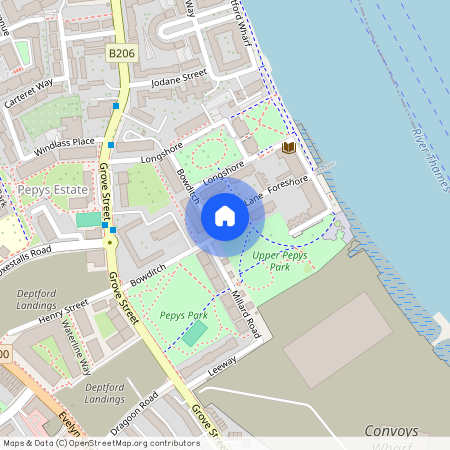 Barfleur Lane, Deptford, London, SE8