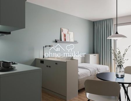 Wunderschönes möbliertes 1-Zimmer-Apartment im Frankfurter Ostend - ab 6 Monaten Mindestmietdauer - Foto 4