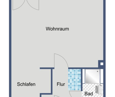 Kleine Wohnung mit frisch modernisiertem Badezimmer - Photo 1