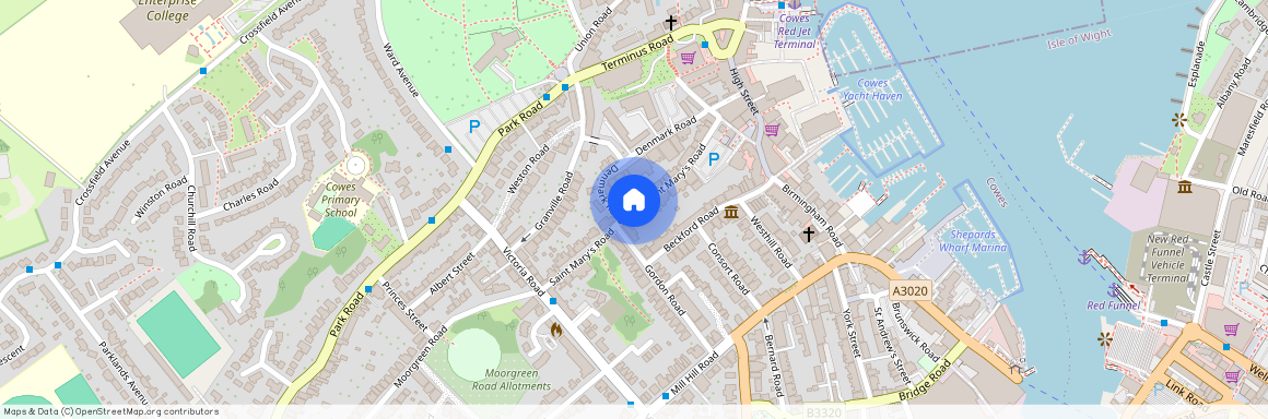 St. Marys Road, Cowes, Isle of Wight, PO31