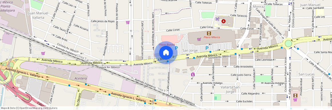 Av. México 3370, 44670 Guadalajara, Jal. #3370Int. T-2, Colonia Terrazas Monraz, C.P. 44670