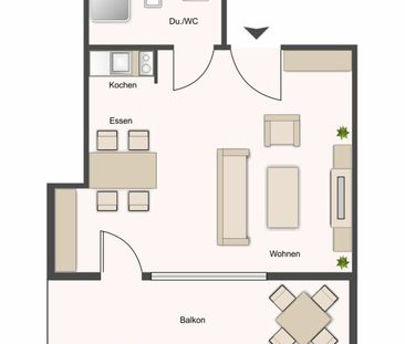 1-Zimmerwohnung in der Nähe des Bahnhofes - Photo 6