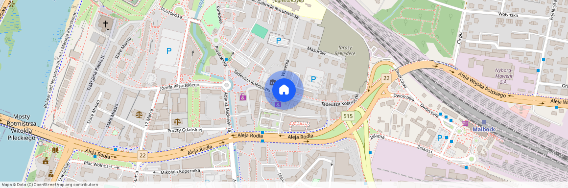 ul. Tadeusza Kościuszki, Malbork, malborski, pomorskie