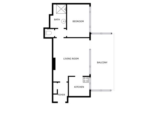 Penthouse met één slaapkamer in Anderlecht - Photo 1