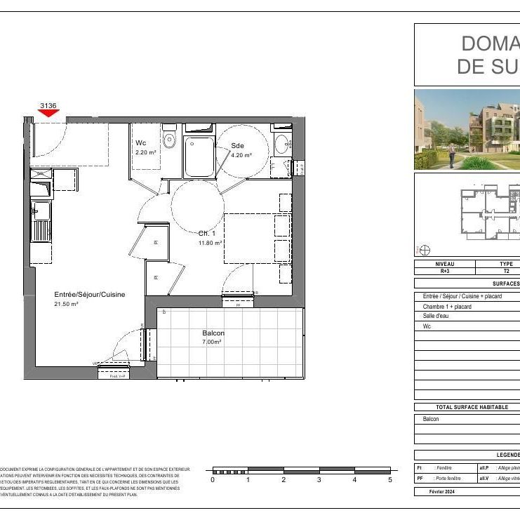 Location Appartement 2 pièces 39m² TOURS 37100 - Photo 2