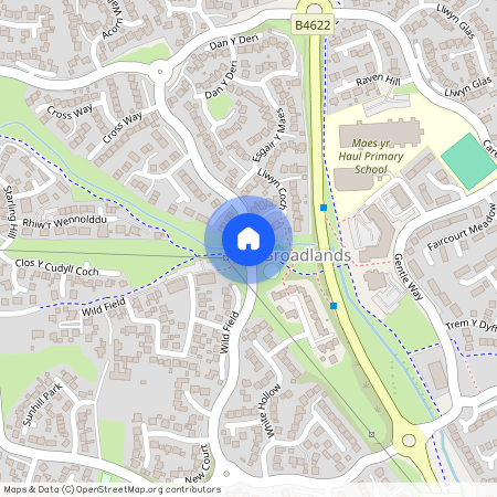 Llwyn Coch, Broadlands, Bridgend