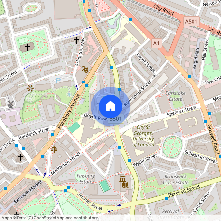 Lloyds Row, St. John Street