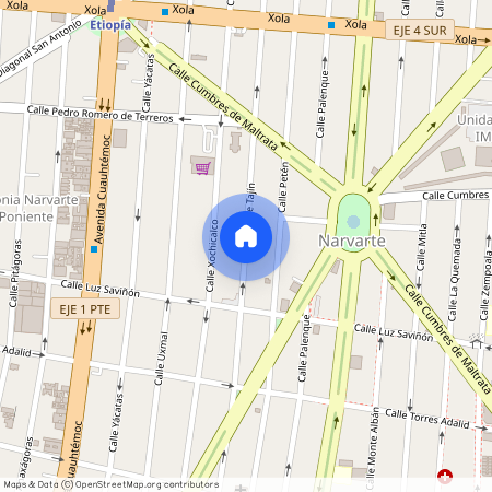 Se departamento Tajín, Narvarte Poniente, Ciudad de México, CDMX, Colonia Narvarte Poniente, C.P. 03020, Df / Cdmx
