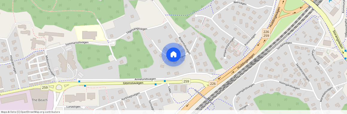 Majgårdsvägen, Huddinge