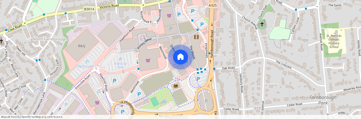 Queensmead, Farnborough, Hampshire, GU14