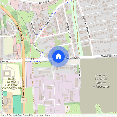 ul. Chyliczkowska, Piaseczno, Piaseczno, piaseczyński, mazowieckie