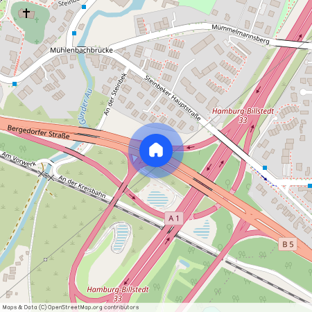 22115 Hamburg-Mitte - Hamburg Billstedt