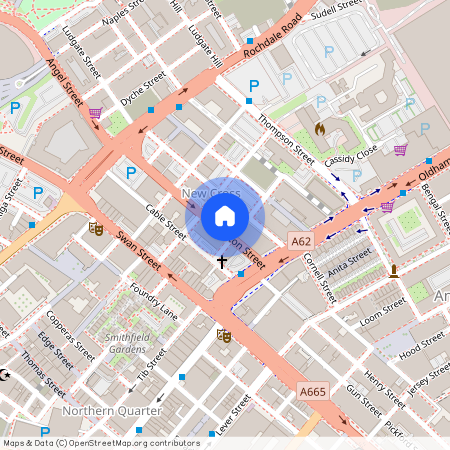 New Cross Central, Addington Street, Manchester