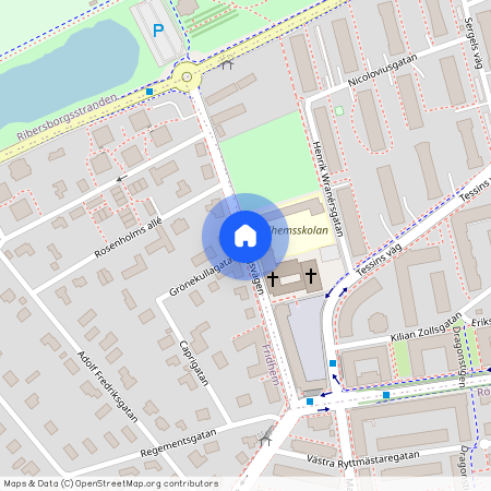 Ribersborgsvägen 14D, Ribersborg